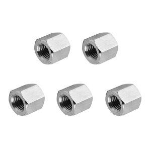 PATIKIL 10#-32 UN F 304�X�e�����X�|�Z�p�����i�b�g 5��6mm / 0.24�����S�˂����b�h�����i�b�g�X�^�b�f�B���O�R�l�N�^�t�@�X�i�[ �V���o�[�g�[��