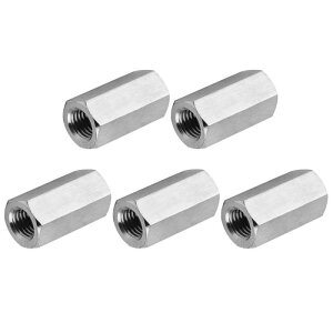 PATIKIL 10#-32 UN F 304�X�e�����X�|�Z�p�����i�b�g 5��15mm / 0.59�����S�˂����b�h�����i�b�g�X�^�b�f�B���O�R�l�N�^�t�@�X�i�[ �V���o�[�g�[��