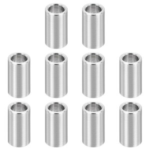 PATIKIL M7ステンレススペーサー 12個のメタルスペーサー 7mm ID x 10mm OD x 18mm L スクリュースタンドオフ 1/4"またはM7スクリュー用