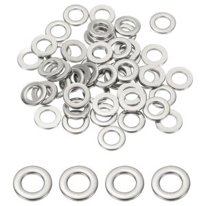 PATIKIL M6×12mm×1.5mm �X�e�����X���t���b�g���b�V���[ 50�ۂ��������b�V���[ �����ȃX�y�[�T�[ �l�W �{���g �i�b�g �A�\�[�g�����g