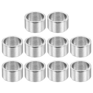 PATIKIL M8ステンレススペーサー 12個のメタルスペーサー 8mm ID x 10mm OD x 6mm L スクリュースタンドオフ 5/16"またはM8スクリュー用