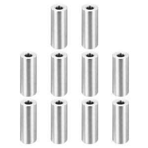 PATIKIL M6ステンレススペーサー 12個のメタルスペーサー6mm ID x 14mm OD x 40mm L スクリュースタンドオフ 1/4"またはM6スクリュー用