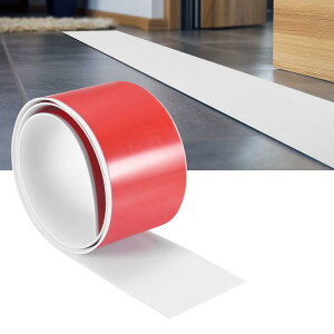 M METERXITY ���p�g�����W�V�����X�g���b�v���ȔS���� 3.28FTx2.99Inch(1mx7.6cm) PVC�t���b�g�f�B�o�C�_�[���g�����W�V���� ���̌���/���^�C���̐ڍ��p �h�A�E�F�C�g�����W�V�����X�g���b�v[�z���C�g