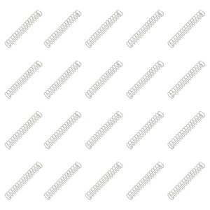 PATIKIL 0.4mmワイヤ径x4mm OD x 25mm Lの圧縮バネ 20個304ステンレス鋼製の機械的な延長小バネペンバネアソートメントキット ショップや家庭用修理用
