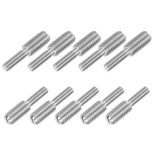 PATIKIL M5x15����M8x15 �_�u���G���h�X���b�h�X�^�b�h�{���g 10�p�b�N �X���b�g�h�w�b�h304�X�e�����X�X�`�[�����b�h�{���g�X���b�h���f���[�T�[�A�_�v�^�[ �Ƌ�p�t�@�X�i�[ 30mm����