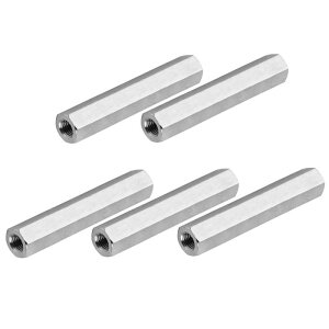 PATIKIL 6#-32 UNC 304�X�e�����X�|�Z�p�����i�b�g 5��30mm / 1.18"�����S�˂����b�h�����i�b�g�X�^�b�f�B���O�R�l�N�^�t�@�X�i�[ �V���o�[�g�[��