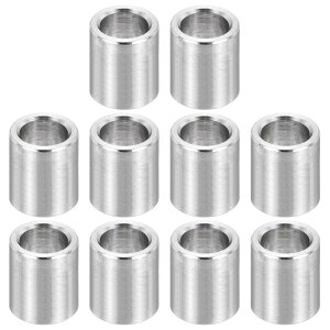 PATIKIL M7ステンレススペーサー 12個のメタルスペーサー7mm ID x 10mm OD x 12mm L スクリュースタンドオフ 1/4" M7スクリュー