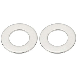 PATIKIL 1-1/2" ID x 3 " OD �X�e�����X�X�`�[���t���b�g���b�V���[ 2�� �ۂ��������b�V���[ �l�W�{���g�i�b�g�A�\�[�g�����g�p �����ȃX�y�[�T�[