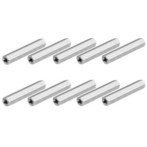 PATIKIL 6#-32 UNC 304XeX|Zpibg 10 32mm / 1.26"  S˂bhibg X^bfBORlN^[ t@Xi[ Vo[g[