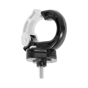 HEROFFIX オートバイ用ハンギングフック ラウンドシェイプ オートバイヘルメット用 ラゲッジバッグホルダーハンガー スクーター 自転車 ブラック ホワイト 1個 75mm