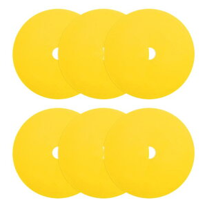 PATIKIL スポットマーカー6" 6個 ノンスリップフロードットアジリティマーカーフラットフィールドコーンポリドット ジムPEスピードトレーニングダンスサッカーバスケットボールスポーツ イ