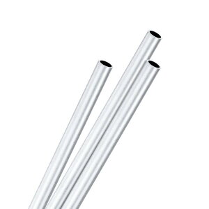 M METERXITY 3�p�b�N 250mm 6063�A���~�j�E���ۊ� 4mm ID 5mm OD �V�[�����X�A���~�j�E���`���[�u ����/���H/DIY�N���t�g�p �������� [0.16x0.2x9.8IN]