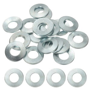 PATIKIL M14x28x1.8mm �t���b�g���b�V���[ 20�� 65Mn�|�x���r���X�v�����O�f�B�X�N���b�V���[ �~���` �˂��ꃁ�g���b�N�K�X�P�b�g �����ԎY�ƌ��ݗp�i���������߂����j