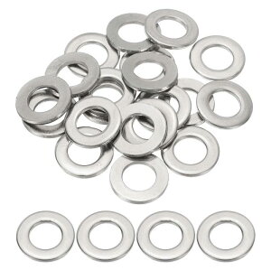 PATIKIL M12 x 24mm x 2.5mm �X�e�����X���t���b�g���b�V���[ 20�� ���E���h���^�����b�V���[ ���^�X�y�[�T�[ �l�W �{���g �i�b�g�p�A�\�[�g�����g