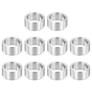 PATIKIL M9ステンレススペーサー 12個のメタルスペーサー 9mm ID x 12mm OD x 6mm L スクリュースタンドオフ 11/32インチまたはM9スクリュー用