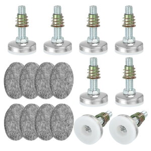 PATIKIL 9.5 mm-16 Ƌ̐r 8Zbg Tibgt ߉\ȋrx[ fXN`FA Lrlbg Xc[ \t@̋rp zCg