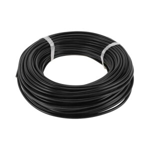 Partuto 1 Pcs 20AWG ユニバーサルグラウンドワイヤーカーラジオ、自動車、カースピーカーパワーワイヤー完全絶縁&ソフトタッチジャケットTC黒 148FT 4コンダクター