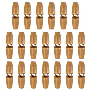20�� �ؐ��g�O���{�^��45mm / 1.8 �V���O���z�[���E�b�h�I���[�u�z�[���{�^���R�[�g�Z�[�^�[�ߗ�DIY�N���t�g�p ���C�g���F