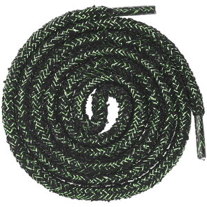 Elerevyo Round Colorful Fashion Shoelaces for Sneakers Gold Wire Bling Shoe Laces Black 120cm/47.24"