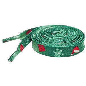 Elerevyo 1 Pair Christmas Flat Shoe Laces for Sneakers, 0.31'' Wide Soft Shoelaces Shoestrings for Hiking Shoes Christmas 13 120cm/47.2