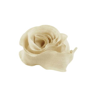 Elerevyo 2 Pairs Ruffle Shoe Laces: 2.5CM Wide Fishtail Pleated Flat Sneaker Shoestring Apricot 150cm/59.1
