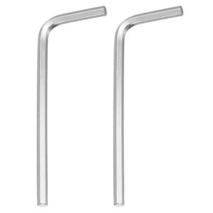 2個セット 六角レンチ 3 mm ステンレス製 L字型 六角メトリック レンチ リペアツール ホームDIY 自転車 バイク モーターサイクル 修理