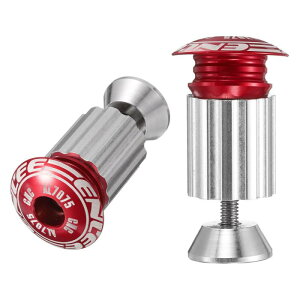 ���]�ԃn���h���o�[�G���h�v���O �A���~�j�E���o�[�G���h�L���b�v 18-20mm�����\�Ȋg�����b�N�t���l�W�t�� MTB ���[�h BMX �Œ�M�A�o�C�N�p ���b�h