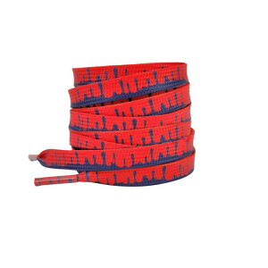 Elerevyo Colorful Shoe Strings Gradient Melted Patterned Shoelaces Shoe Laces for Sneakers 1 Pair Purple and Red 120cm/47.2