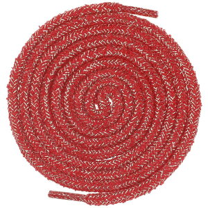 Elerevyo Round Colorful Fashion Shoelaces for Sneakers Gold Wire Bling Shoe Laces Red 100cm/39.37