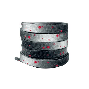 Elerevyo 1 Pair Flat Shoe Laces for Sneakers, 0.31'' Tie-Dye Dots Soft Shoelaces Shoestrings for Casual Hiking Shoes Colorful-6 120cm/47.2"