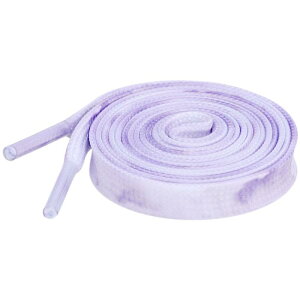 Elerevyo Flat Texture Shoestrings Tie-Dye Shoelaces Printed Shoe Lace for Sneakers Athletic 1 Pair Light Violet 160cm/63"
