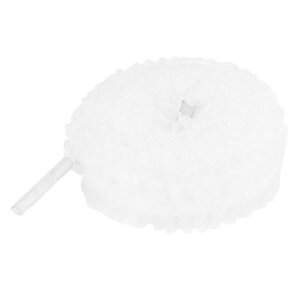 Elerevyo Lace Ruffled Shoelaces Ribbon Semi Sheer Pleated Trim Chiffon Elastic Shoe Strings for Sneakers 2 Pairs Narrow White 120cm/47.2
