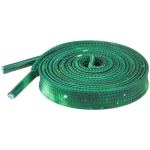 Elerevyo Sneaker Gradient Shoe Laces for Sneakers Tie-Dye Flat Shoe Laces Cute Shoe Strings 1 Pair Green 140cm/55.1