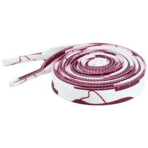 Elerevyo Flat Shoe Strings Irregular Color Blocks Colored Striped Shoelaces for Sneakers Sports Shoes Boots 2 Pairs White-Wine Red 120cm/47.2"