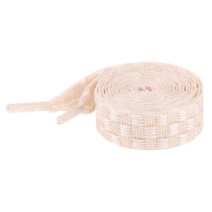 Elerevyo 1 Pair Flat Checkered Shoe Laces, Colorful Metal Wire Braided Shoelaces for Sneakers Boots Flesh pink 130cm/51.2"