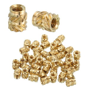 48�̃l�W���݃C���T�[�g M4 x 6mm L x 6mm OD ���^�J���g���b�N�m�u�i�b�g�����l�W���݃q�[�g�Z�b�g�C���T�[�g���ߍ��݃i�b�g 3D�v�����g���i����уv���X�`�b�N�ޗ��p