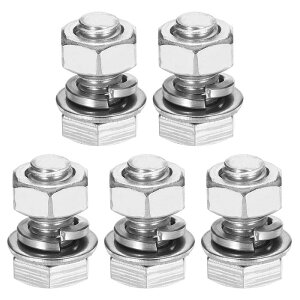 M8 x 16mm 304�X�e�����X�|�Z�p�w�b�h�{���g �i�b�g �t���b�g�����b�N���b�V���[�A�\�[�g�����g�L�b�g �S�˂� ���邢�d�グ �ƒ�p �d�q�@�� �@�B 5�Z�b�g