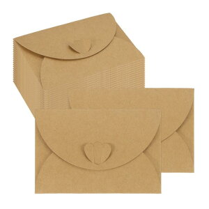 PATIKIL �~�j�J�[�h���� 4"x2.8" ���킢���J�[�h�z���_�[ �n�[�g�N�� �X�v�t�� �a���� ������ �r�W�l�X���A�J�[�h�p�i���F 50������j