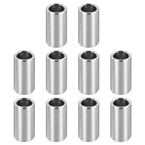 PATIKIL M7ステンレススペーサー 12個のメタルスペーサー7mm ID x 10mm OD x 20mm L スクリュースタンドオフ 1/4"またはM7スクリュー用