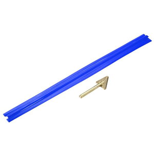 5個 青色プラスチック溶接棒 9.5mm x 500mm PEフラットリボン溶接ストリップ 修理用 平滑ツール付き 水タンク フォークリフト パレット ごみ箱 修理に適しています(0.4インチ x 20インチ)