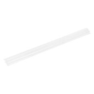 5個 白いプラスチック溶接棒9.5mm x 250mm HD PEフラットリボンプラスチック溶接ストリップ 水槽 フォー…