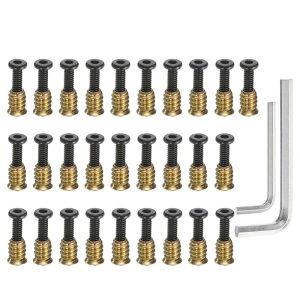 28Zbg 1/4-20 x 25/32" ؍ޗpƋ˂݃CT[g 1/4 x 19/32" CT[gibg{gt@Xi[RlN^[ wbNX\PbghCu}EgẗSȐڍ