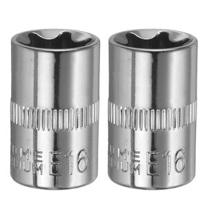 2�� E-Torx �\�P�b�g 3/8 �h���C�u E16 �O���g���N�X �f�B�[�vCR-V 6 �_ �X�v���C���t�B�[���[�� �r�b�g �����ԏC�� �ƒ�p�����e�i���X DIY �n���h���C�L���O 1.2 ����
