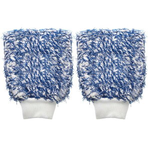 2�� �}�C�N���t�@�C�o�[�J�[�E�H�b�V���~�b�g 10" x 8" �X�N���b�`�t���[�E�H�b�V���O���[�u �z���� ���闼�ʃv���b�V���N���[�j���O�h���C�~�b�g �J�[�E�H�b�V���z�[���N���[�� �u���[�z��