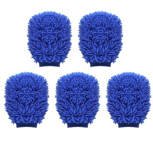 5�� �V�F�j�[���}�C�N���t�@�C�o�[�J�[�E�H�b�V���~�b�g 9" x 5.5" �X�N���b�`�t���[�E�H�b�V���O���[�u �z���� ���闼�ʃv���b�V���N���[�j���O�h���C�~�b�g �J�[�E�H�b�V���z�[���N���[��