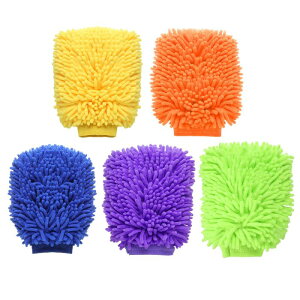 5�� �V�F�j�[���}�C�N���t�@�C�o�[�J�[�E�H�b�V���~�b�g 9" x 5.5" �X�N���b�`�t���[�E�H�b�V���O���[�u �z���� ���闼�ʃv���b�V���N���[�j���O�h���C�~�b�g �J�[�E�H�b�V���z�[���N���[��