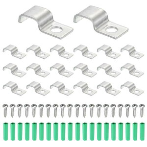 5x10mm�X�g���b�v/�P�[�u���p20���� �����p�C�v�X�g���b�v �X�e�����X��U���`�P�[�u���X�g���b�v�N�����v �R���W�b�g ���C�� �R�[�h �p�C�v�Œ�p 1�� ���t��