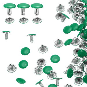 100�Z�b�g �_�u���L���b�v���U�[���x�b�g 10x10mm �ۂ��L���b�v �`���[�u������X�^�b�h ���n�p ���x�b�g �y���g�p��� �u�[�c �o�b�O �C���Ƒ����ɓK���Ă��܂� ��