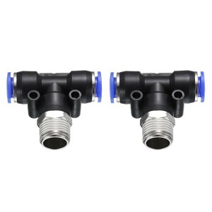 2pcs GACtBbeBO 10mm `[u OD x N PT 3/8 Xbh PT4-U jbv xX eB[ NCbN vbV gD RlNg ^J GAC z[X C_Xg[ GA VXe