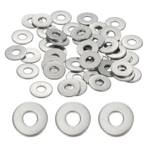 120��M4 304�X�e�����X�|�������ی`�t���b�g�X�y�[�T�[ �l�W �{���g �z�� ������ DIY �d�q�@��p4.5mm ID 12mm OD 1mm��